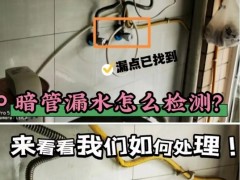 测漏水能准确找出隐藏在墙壁内的漏点吗？